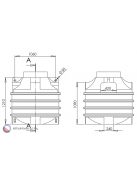 Clearo-Line 1000 L szennyvíztartály furatok nélkül