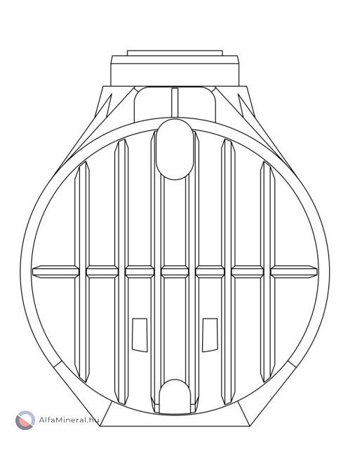 Atlantis 7000 literes esővíztartály furatok nélkül